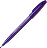 Ручка капиллярная Pentel Sign Pen (фиолетовая, с твёрдым наконечником)