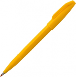 Купить Ручка капиллярная Pentel Sign Pen (жёлтая, с твердым наконечником) в интернет магазине в Киеве: цены, доставка - интернет магазин Д.Магазин