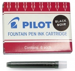 Набір картриджів для чорнильних ручок Pilot Capless (чорні чорнила)