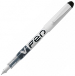Одноразовая перьевая ручка Pilot V-Pen Erasable (чёрная, перо М)