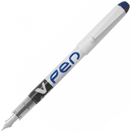Купить Одноразовая перьевая ручка Pilot V-Pen Erasable (синяя, перо М) в интернет магазине в Киеве: цены, доставка - интернет магазин Д.Магазин