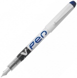 Одноразовая перьевая ручка Pilot V-Pen Erasable (синяя, перо М)