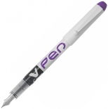 Одноразовая перьевая ручка Pilot V-Pen Erasable (фиолетовая, перо М)