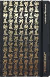 Блокнот Pininfarina FIFA Stone Paper в лінію (середній, чорний із золотим патерном)