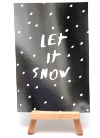 Купить Открытка "Let it snow" в интернет магазине в Киеве: цены, доставка - интернет магазин Д.Магазин