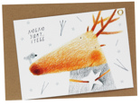 Новогодняя открытка Поштівка "Люблю зиму... i Тебе"