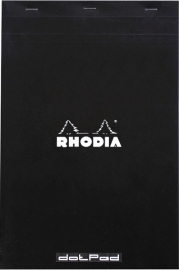 Купити Блокнот Rhodia DotPad №19 в крапку (A4 +, чорний) в інтернет магазині в Києві: ціни, доставка - інтернет магазин Д.Магазин