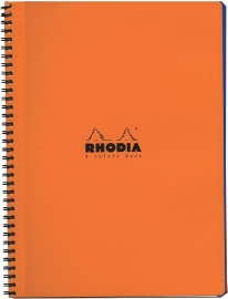 Купити Блокнот Rhodia на пружинах (А5 +, в крапку, чорний) в інтернет магазині в Києві: ціни, доставка - інтернет магазин Д.Магазин