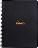Блокнот Rhodia 4Colours Book на пружині (А4+, в лінію, чорний)   