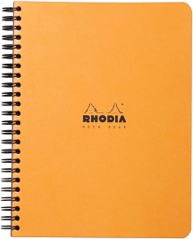 Купити Блокнот Rhodia на пружинах (А5 +, в точку, чорний) в інтернет магазині в Києві: ціни, доставка - інтернет магазин Д.Магазин