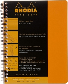 Купити Блокнот Rhodia на пружинах (А5 +, в лінію, чорний) в інтернет магазині в Києві: ціни, доставка - інтернет магазин Д.Магазин