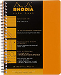 Блокнот Rhodia Classic на пружині (А5+, в лінію, помаранчевий)   