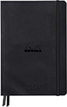 Блокнот Rhodia Goalbook в точку (A5, чорний, з чорними сторінками) 