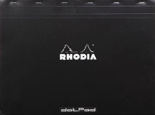 Блокнот Rhodia №38 в крапку (А3 +, чорний)