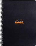 Блокнот Rhodia 4Colours Book на пружині (А4+, в клітинку, чорний)    