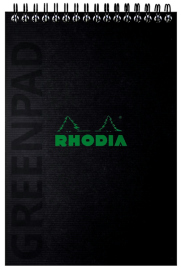 Купити Блокнот Rhodia на пружинах (А5 +, в точку, чорний) в інтернет магазині в Києві: ціни, доставка - інтернет магазин Д.Магазин
