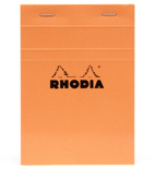 Блокнот Rhodia Pad №13 в клетку (A6, оранжевый)