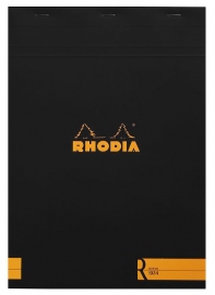 Купить Блокнот Rhodia "Le R" №18 в линию (А4, черный) в интернет магазине в Киеве: цены, доставка - интернет магазин Д.Магазин