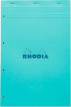 Блокнот Rhodia №20 Color лінування seyes (А4+, блакитний, отвори для швидкозшивача)