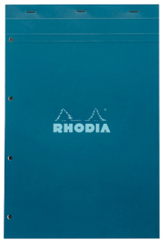 Купить Блокнот Rhodia №20 Color линовка seyes (А4+, сине-зеленый, отверстия для скоросшивателя) в интернет магазине в Киеве: цены, доставка - интернет магазин Д.Магазин