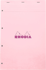 Купить Блокнот Rhodia №20 Color линовка seyes (А4+, розовый, отверстия для скоросшивателя) в интернет магазине в Киеве: цены, доставка - интернет магазин Д.Магазин