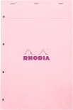 Блокнот Rhodia №20 Color лінування seyes (А4+, рожевий, отвори для швидкозшивача)