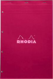 Купить Блокнот Rhodia №20 Color линовка seyes (А4+, малиновый, отверстия для скоросшивателя) в интернет магазине в Киеве: цены, доставка - интернет магазин Д.Магазин