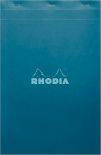 Блокнот Rhodia №19 Color в клітинку (А4 +, синьо-зелений)
