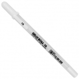 Белая гелевая ручка Sakura Gelly Roll Bold 10 (0,5 мм)
