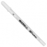 Белая гелевая ручка Sakura Gelly Roll Fine 05 (0,3 мм)