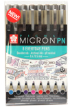 Набір ручок Sakura Pigma Micron PN (8 кольорів)