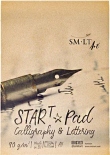 Альбом Smiltainis STAR T A4 для каліграфії та леттерінгу (коса лінія, на склейці)