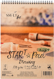 Альбом Smiltainis STAR T A4 для рисунку (на спіралі)