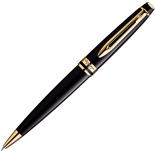 Кулькова ручка Waterman Expert Black GT BP (глянцевий чорний / золото)