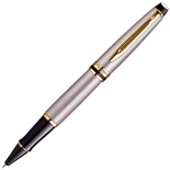 Ролерна ручка Waterman Expert Stainless Steel GT RB (сталь / золото)