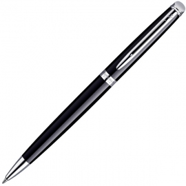 Купить Шариковая ручка Waterman Hemisphere Black Lacquer CT BP (глянцевый черный / палладий) в интернет магазине в Киеве: цены, доставка - интернет магазин Д.Магазин