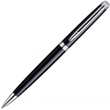Кулькова ручка Waterman Hemisphere Black Lacquer CT BP (глянцевий чорний / паладій)