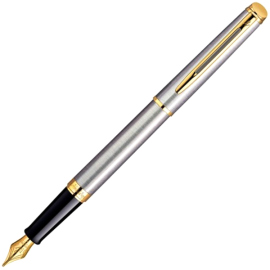 Купить Перьевая ручка Waterman Hemisphere Stainless Steel GT FP F (сталь/ золото) в интернет магазине в Киеве: цены, доставка - интернет магазин Д.Магазин