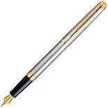 Чорнильна ручка Waterman Hemisphere Stainless Steel GT FP F (сталь / золото)