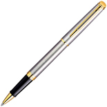 Ролерна ручка Waterman Hemisphere Stainless Steel GT RB (сталь / золото)