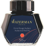 Чорнила для чорнильних ручок Waterman Audacious Red (червоні, 50 мл)