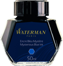 Купить Чернила для перьевых ручек Waterman Mysterious Blue (темно-синиее, 50 мл) в интернет магазине в Киеве: цены, доставка - интернет магазин Д.Магазин