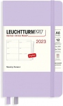 Щотижневик горизонтальний Leuchtturm1917 на 2023 рік (А6, бузковий)