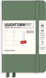 Купить Еженедельник горизонтальный Leuchtturm1917 на 2023 год (A6, оливковый) в интернет магазине в Киеве: цены, доставка - интернет магазин Д.Магазин