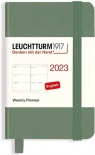 Щотижневик горизонтальний Leuchtturm1917 на 2023 рік (А7, оливковий)