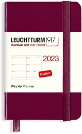 Купить Еженедельник горизонтальный Leuchtturm1917 на 2023 год (A7, винный) в интернет магазине в Киеве: цены, доставка - интернет магазин Д.Магазин