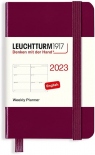 Щотижневик горизонтальний Leuchtturm1917 на 2023 рік (А7, винний)