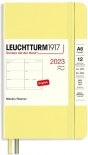 Щотижневик горизонтальний Leuchtturm1917 на 2023 рік (А6, ванільний, м'яка обкладинка)