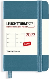 Купить Еженедельник горизонтальный Leuchtturm1917 на 2023 год (A7, серо-синий)  в интернет магазине в Киеве: цены, доставка - интернет магазин Д.Магазин