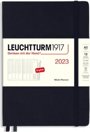 Купить Еженедельник вертикальный Leuchtturm1917 на 2023 год (A5, черный) в интернет магазине в Киеве: цены, доставка - интернет магазин Д.Магазин